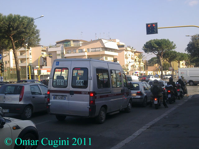 5818 (Fiat Ducato), Linea 661 in Via Tuscolana